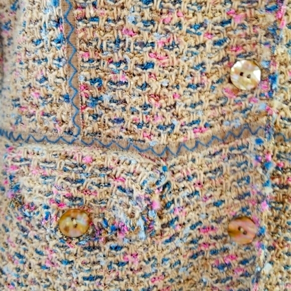 Sigrid Olson knobby tweed button up Sweater Jacket - Picture 12 of 12